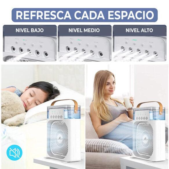 Ventilador con Humidificador - Frescura y Confort
