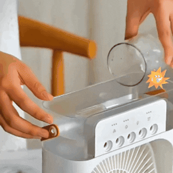 Ventilador con Humidificador - Frescura y Confort